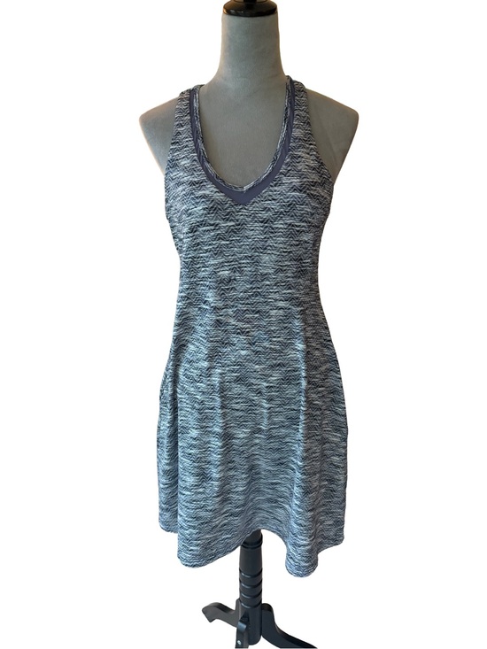 MPG Dresses & Skirts - MPG Mondetta Active Travel Tennis Dress Grey Space Dye Racerback Medium Pockets